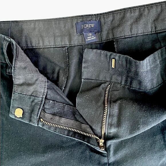 J.Crew Navy Blue Cotton 3” Stretch Chino Shorts - Size 12 - Picture 4 of 11